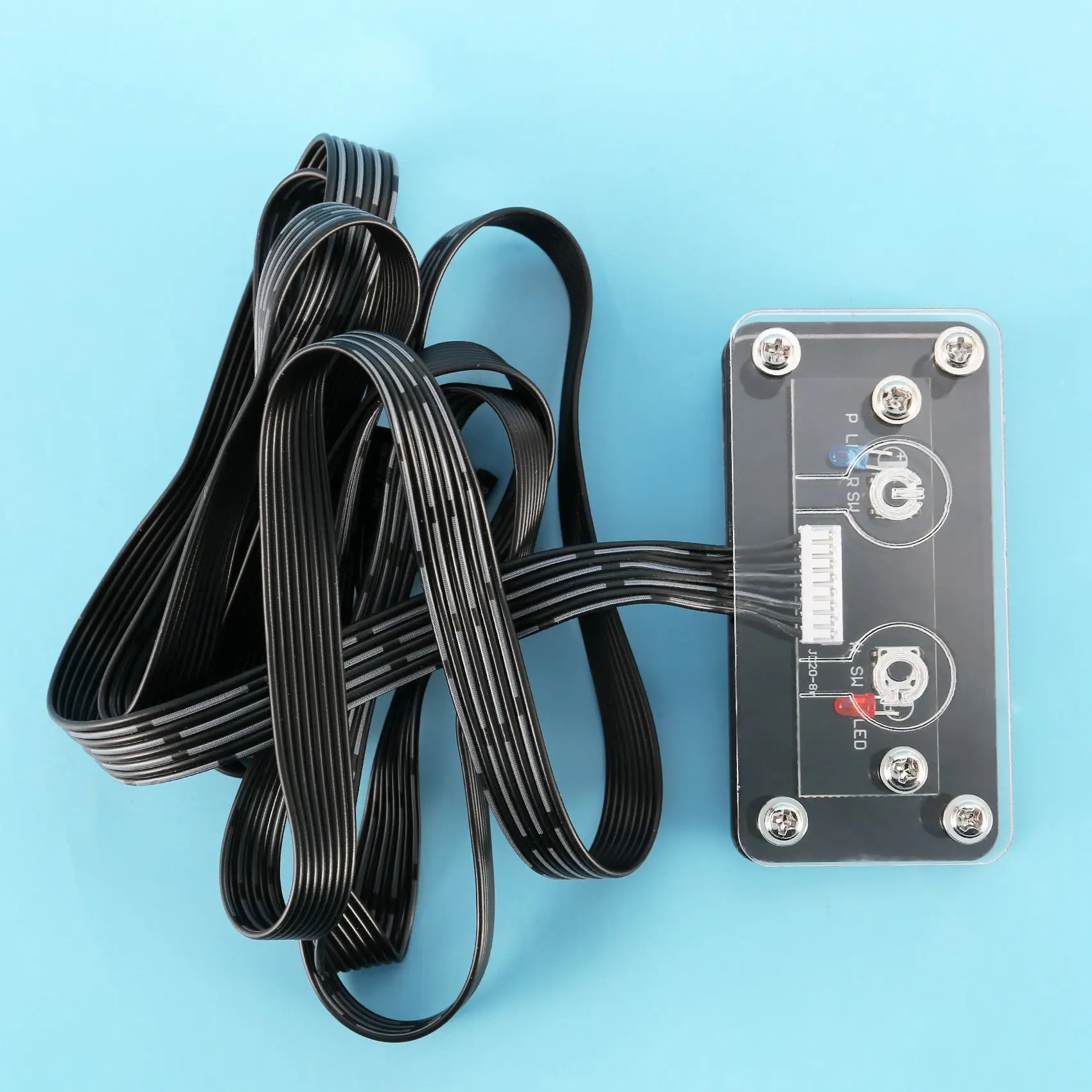 Desktop Computer Switch External Power Switch Power Button+Restart Button PC Case Power Supply Button
