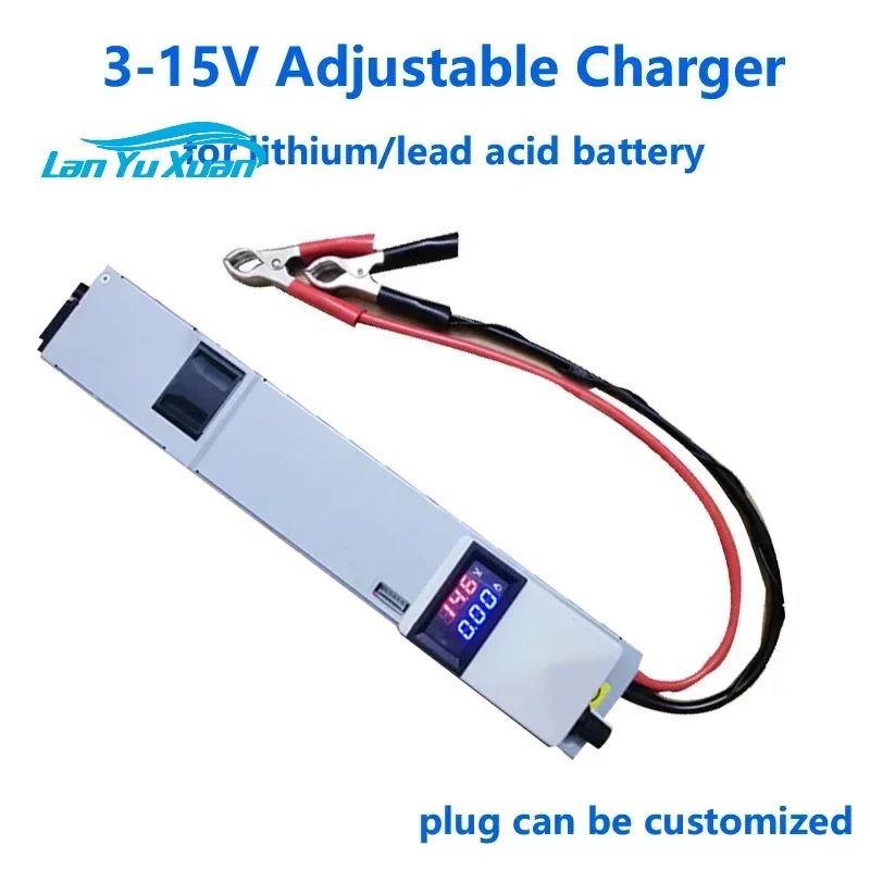 

3-15V 3-50A 12V adjustable Charger 14.6V 12.6v Lithium polymer for lithium ion battery lead acid