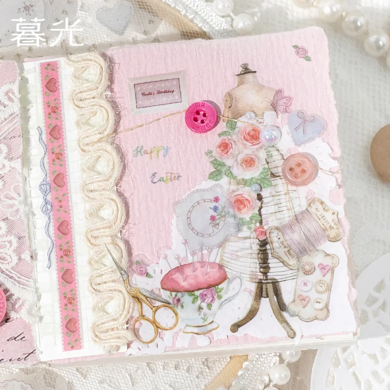 10 pçs/1 lote fitas adesivas decorativas tempo de costura scrapbooking diy papel scrapbooking adesivos