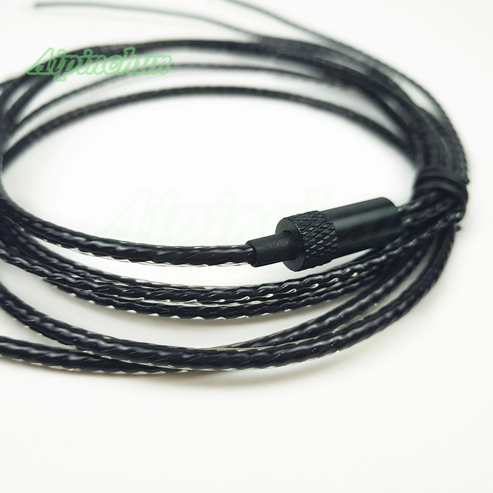 Черный DIY-кабель для наушников с микрофоном