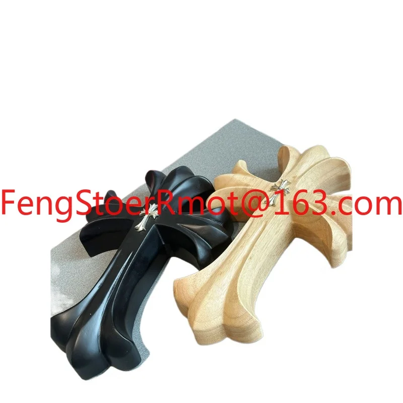 Hot-selling light luxury classical cross shape full carving home decoration trend ornament gift can be hung on the wall