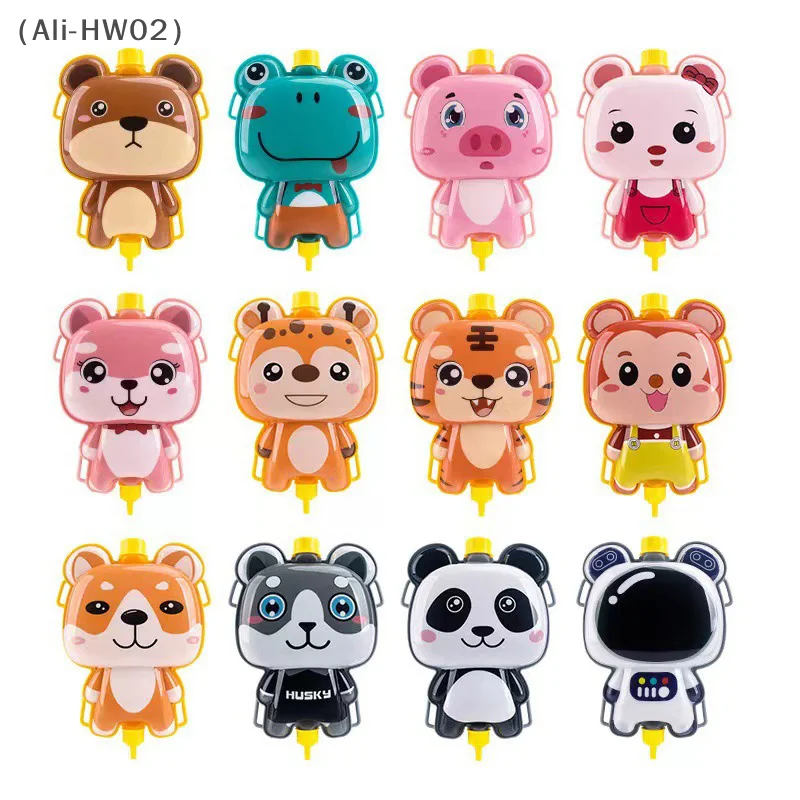 New Summer Pull-out Children's Backpack Water Gun Cartoon Beach Water Toys