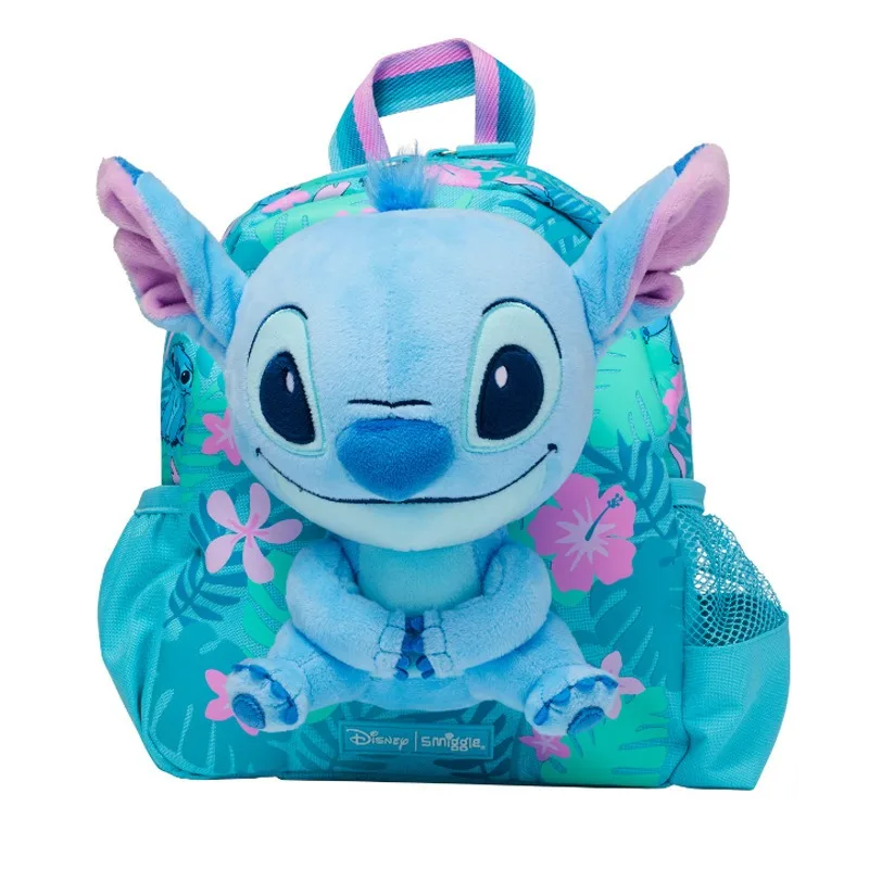 Set di zaini per bambini Stitch Kawaii Zaino per studenti di cartoni animati per bambini Borsa per il pranzo Astuccio per penne Zaino casual ad alta capacità regalo