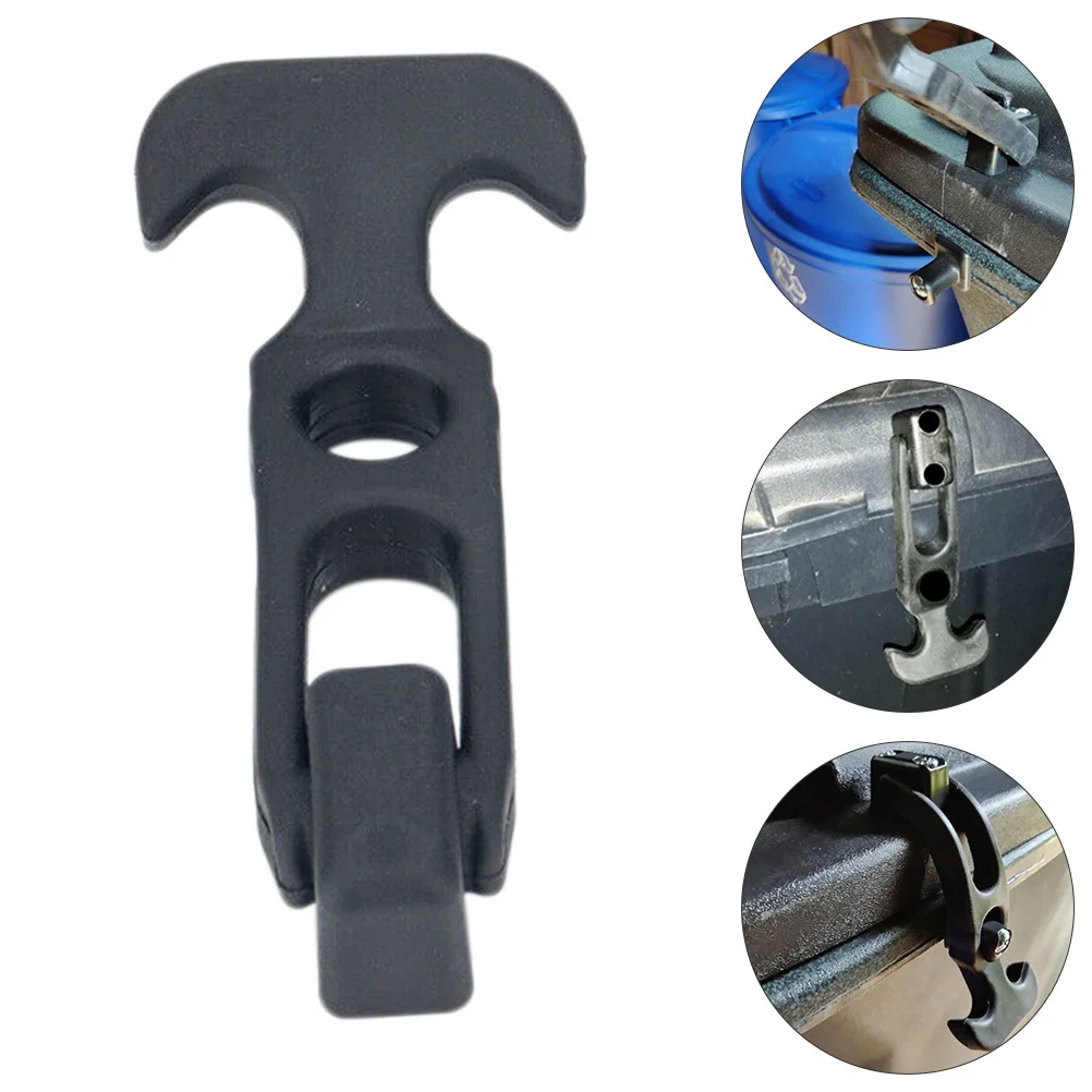 2 juegos de manija en T de servicio para manija de máquina, cerrojo de manija en T de alta resistencia, pestillo de puerta de goma, cerrojo de manija