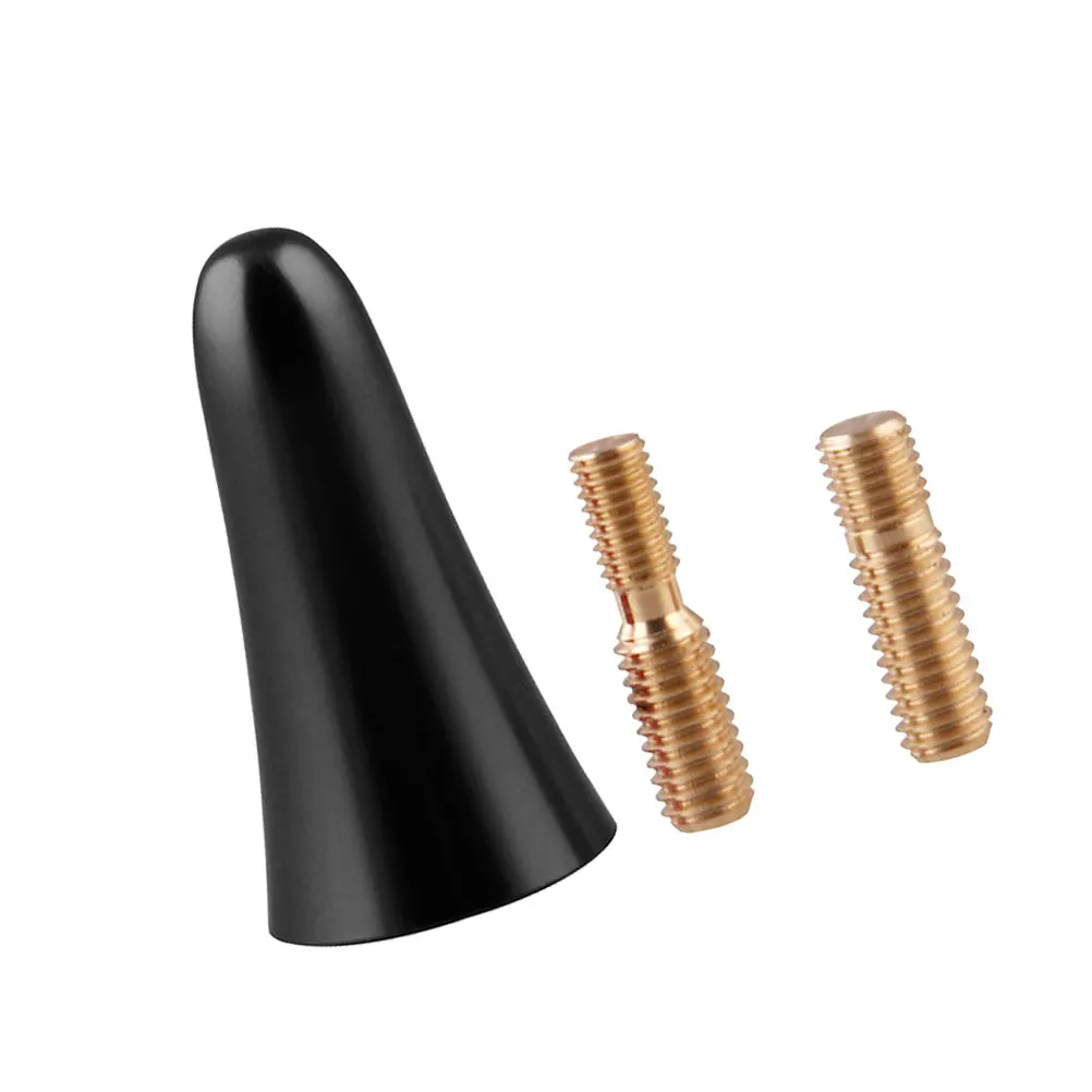 

Car Roof Antenna Black Aluminum Decor Modified Refit Heat Oil Wear Resistance Long Life Stylish Design Car Accessories Auto