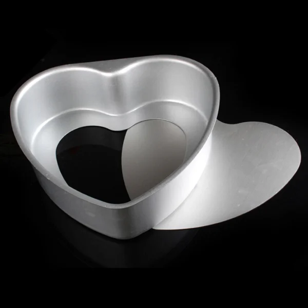 6 Inch 6-inch High-quality Thickened Heart-shaped Live Bottom Cake Mold Pan Baking for Cakes Layer Lids Removable Bakeware