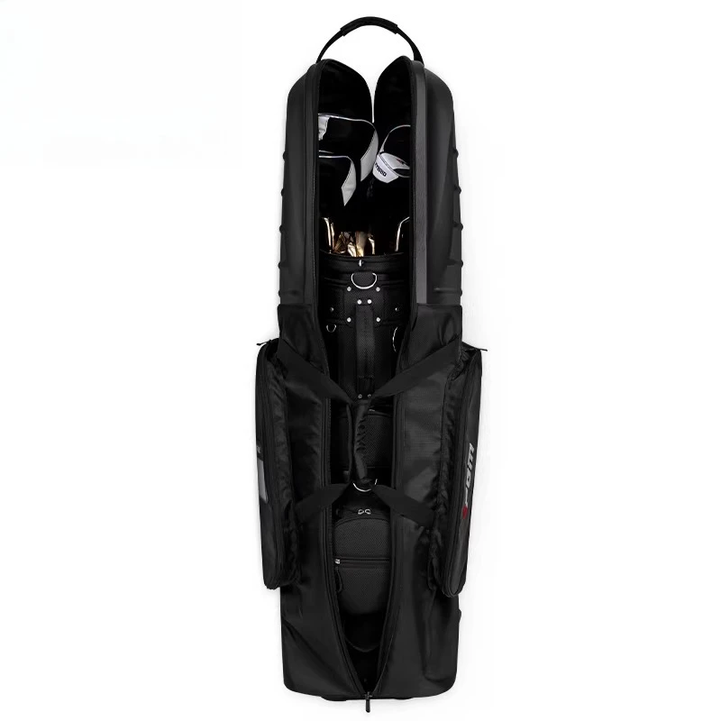 Golf Air Bag Men's and Women's Hard Shell Aircraft Checked Bag With Roller Skating Travel Ball Bag Protective Cover Ball