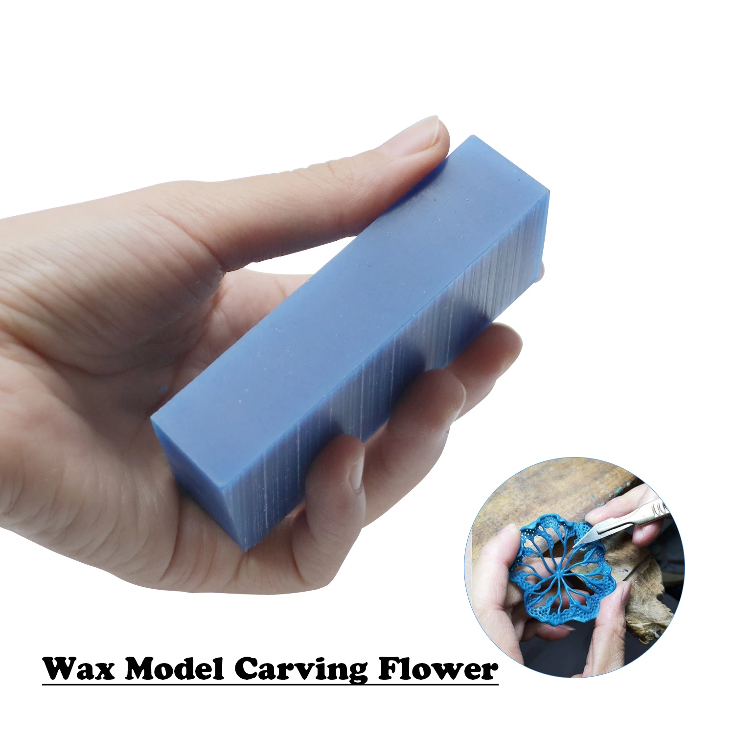 Jewelry Carving Wax Block by Ferris | Blue/Green Wax for Precision Engraving and Model Design