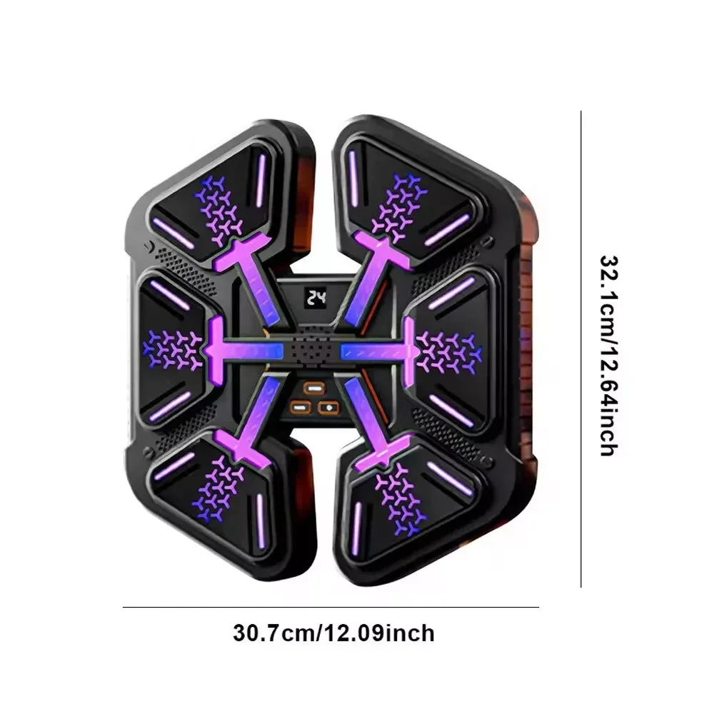 آلة الملاكمة الذكية للتدريب على الملاكمة، آلة الملاكمة الإلكترونية المثبتة على الحائط للبالغين والأطفال، مدرب اللكم التفاعلي المنزلي