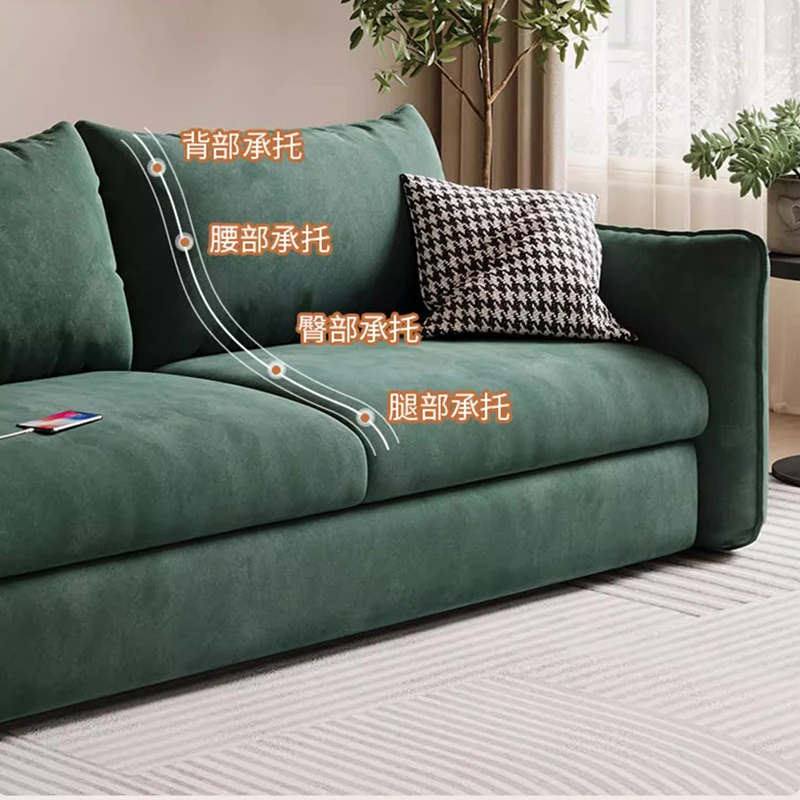 Double Folding Sofa Bed Dual Purpose Multi Functional Floor Elegant Modern Sofas Nordic Sillas Para Sala De Estar Home Furniture