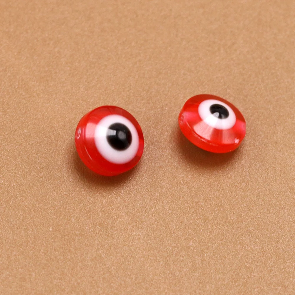

100Pcs Eyeball Accessories for DIY Jewelry Making Plastic Pendants Crafts Charms for Bracelets Necklaces Anklets Scrapbooking