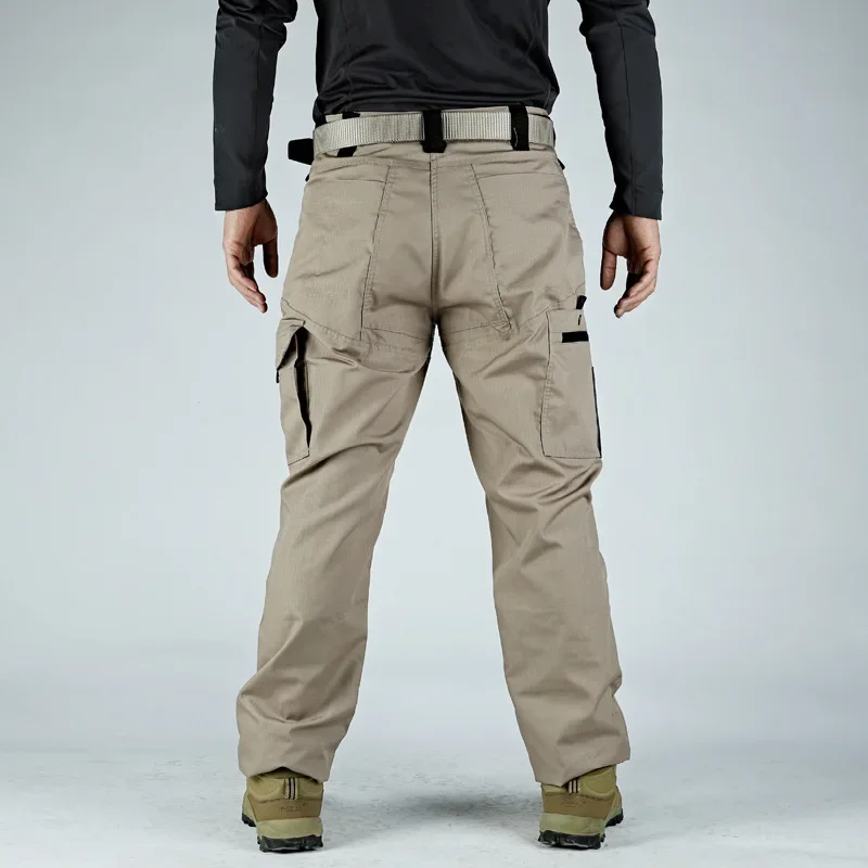 Pantalones ligeros de pesca para hombre, ropa de senderismo al aire libre, militar, de secado rápido, con bolsillos, Cargo, informal, resistente al desgaste