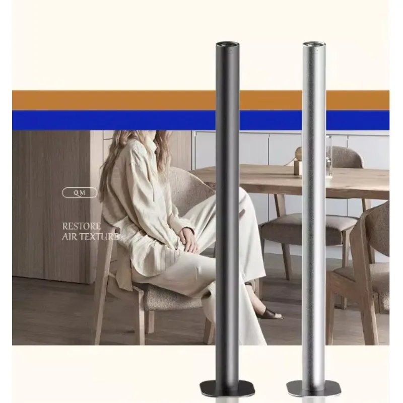 

Luxury Aluminum USB Rechargeable Waterless Electric Floor Stand Air Purifying Aroma Diffuser Machine for Hotel & Living Room