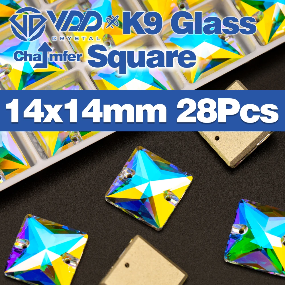 VDD Fase AAAAA Top Qualität K9 Glas Nähen Auf Strass Nähen Kristall AB Flatback Stein Für Kleidung Zubehör Hochzeit Kleid – Detail 39