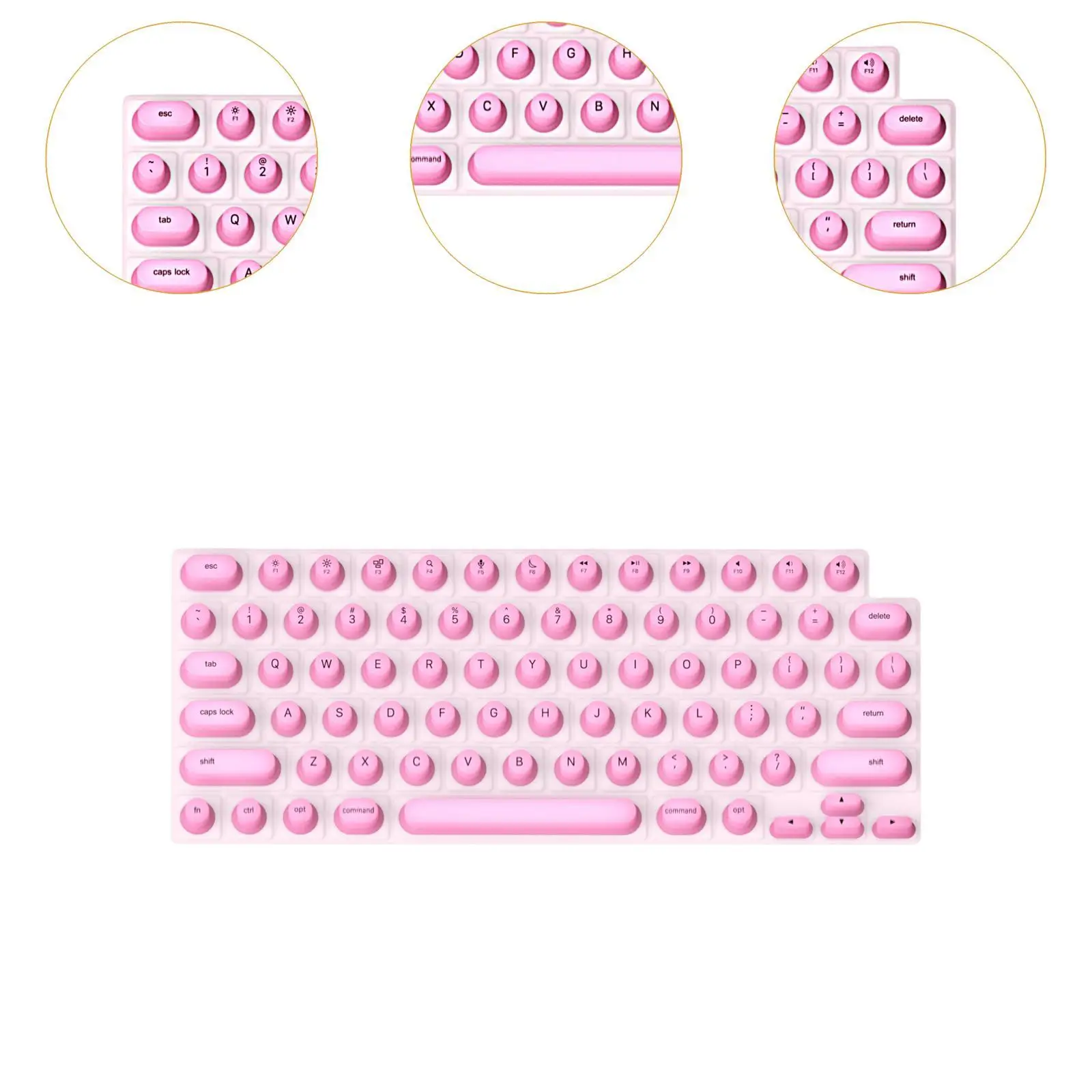 Copertura per tastiera per protezione per unghie lunghe Robusta per notebook per accessori per tastiera Nail Art Pellicola per tastiera per digitazione di giochi