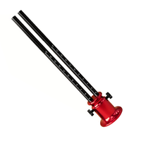2025 Trend Double Head Wheel Marking Gauge Aluminum Parallel Line Drawing Tool Woodworking Marking Scriber Ruler W/ Inch&Mm Scal