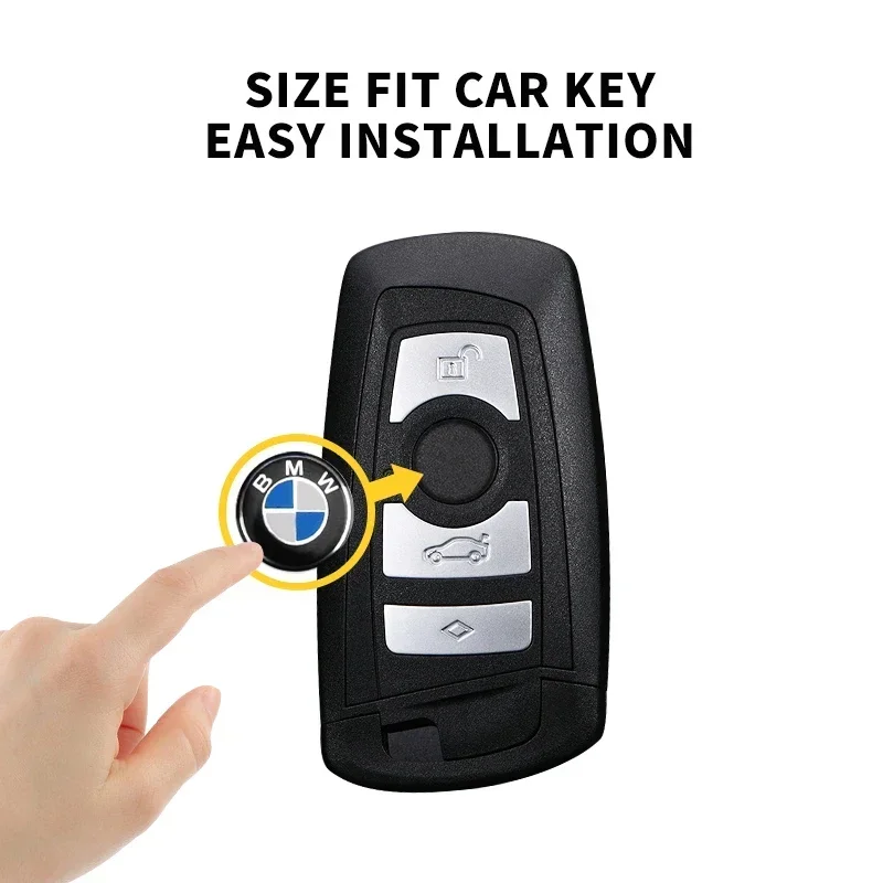 11/14mm Car Remote Key Stickers Badge Emblem Car Accessories For BMW Performance X3 X1 X2 X4 X5 X6 E30 E34 E53 E61 E62 E93 G20