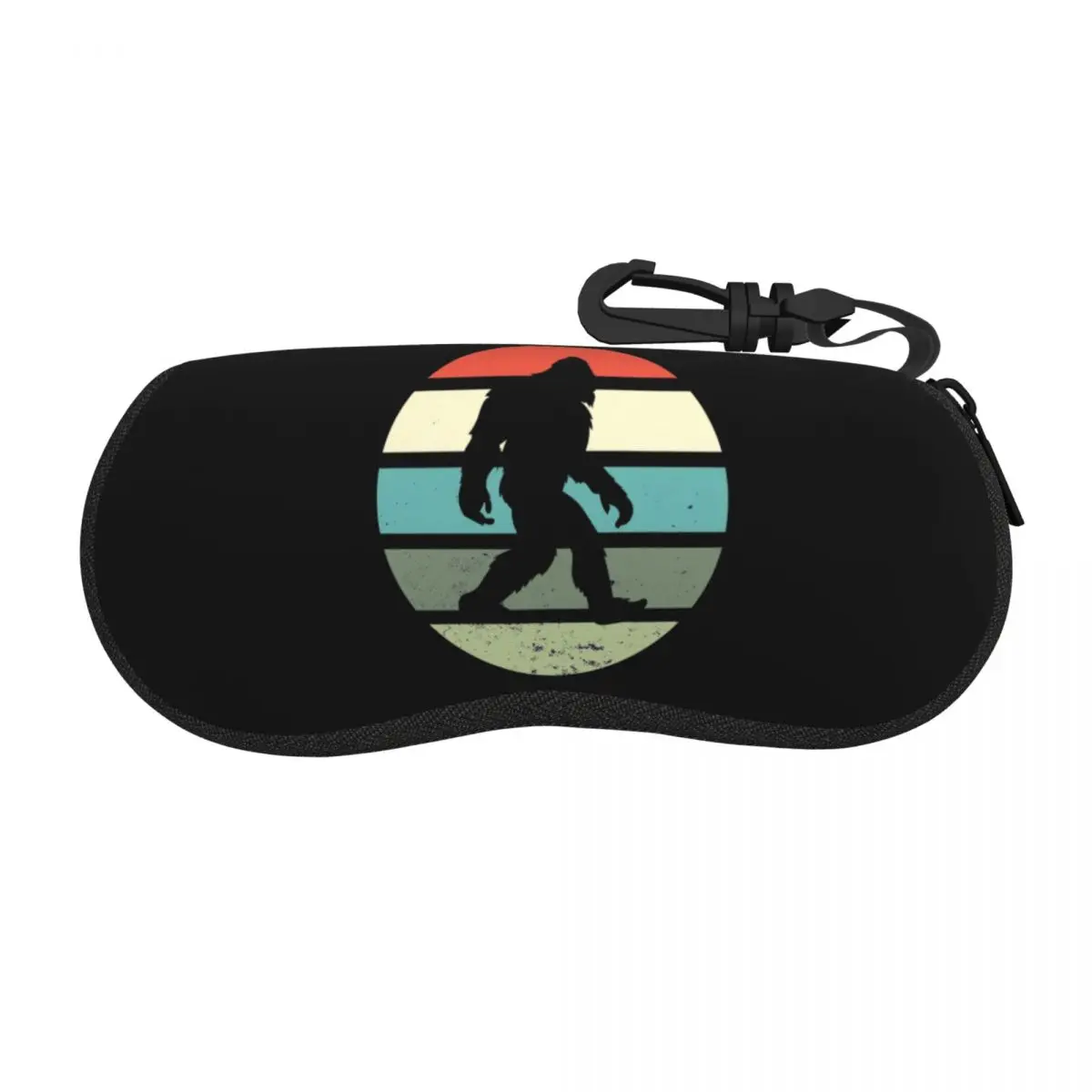 Custom Retro Bigfoot Vintage Sunglasses Soft Case Neoprene Zipper Shell Eyeglass Case Protective Box For Glasses