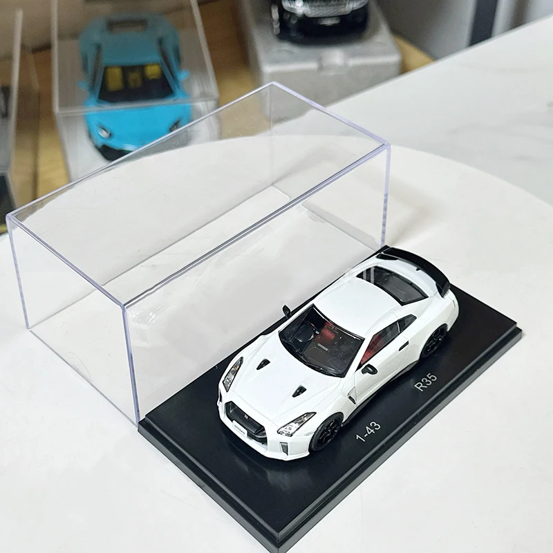 EBBRO 1:43 Scale GT-R R35 White Alloy Car Model Finished Simulation Collection Decoration Boy Gift Toy Static Display