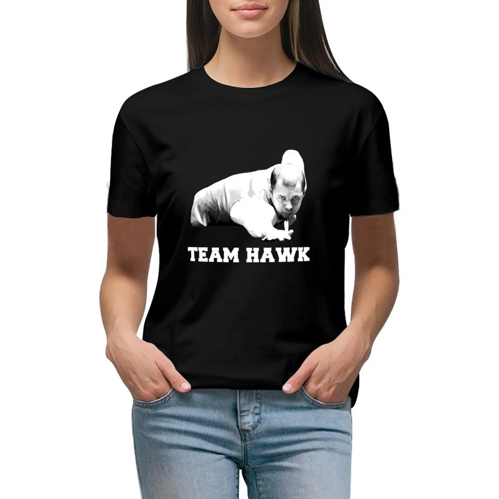 Snooker - Team Hawk (Barry Hawkins Fans) T-shirt summer top anime clothes shirts graphic tees tight shirts for Women