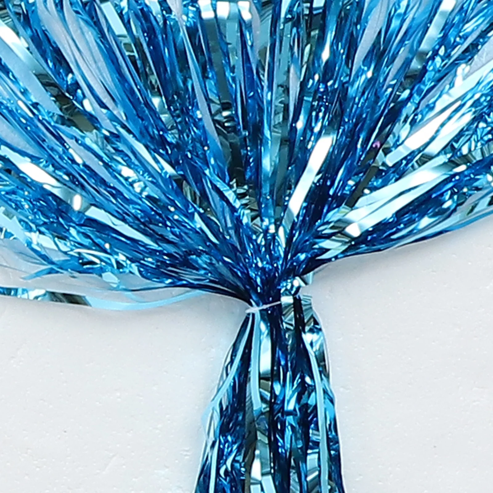 

4pcs Sky-blue Fringe Tinsel Table Skirt 275x75cm Party Decor Props Carnival Curtain New Year Wedding Streamer