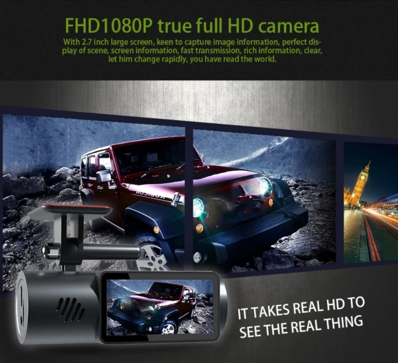 Description Picture 5 of itemCar Dashcam Car Accessories Auto Recorder 74° Camera 1.97in IPS Screen