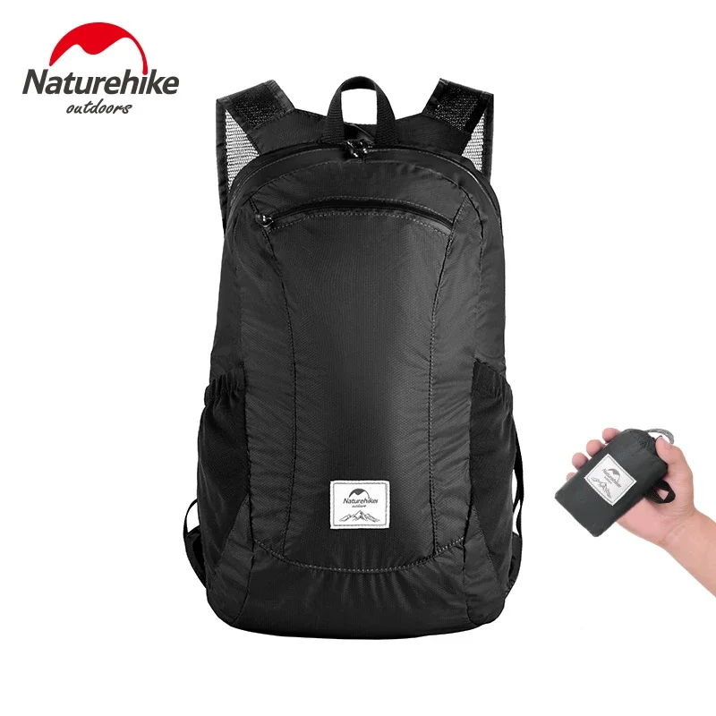 Naturehike Backpack 18L 22L Ultralight Outdoor Waterproof Folding Backpack for Men Women Camping Hiking Shoulder Bag