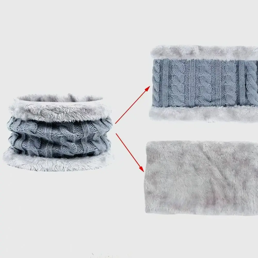 Conjunto de Gorro, Bufanda y Guantes para Bebé de Color Sólido, Gorro de Punto a Prueba de Viento con Pompón, Gorro de Invierno Cálido y Grueso con Pompón, Bufanda y Guantes