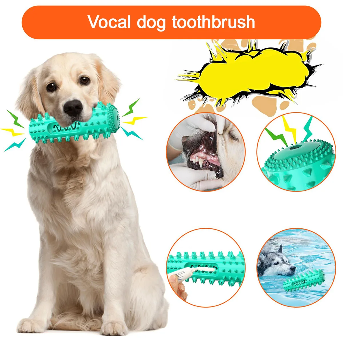 Dog Toys Chew Toys Sturdy Dog Toothbrushes Dog Toothbrushes Dog Chew Toys Feeding Boxes New Durable Pets Teeth Cleaning