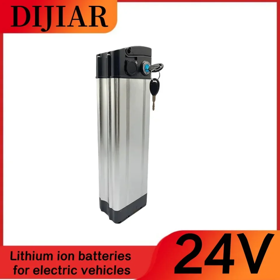 2024 New 24V20AH SilveFishBattery Pack 7S24V500W800W1000W 24V20AH Lithium Ion Lithium Battery Comes with a complimentary charger