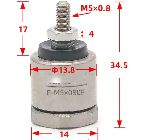 

F-M Fitttings Pneumatic F-M3X050F F-M4X070F F-M5X080F