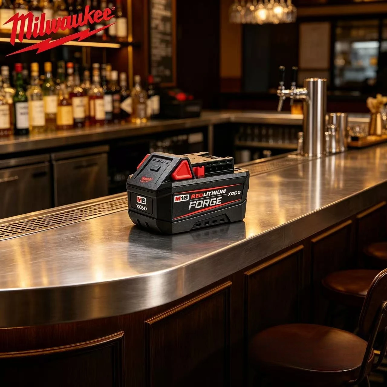 

Forged Structure 18V Battery For Milwaukee M18 6.0Ah Replacement Battery 48-11-1845 48-11-1860 Long Cycle Life For Power Tools