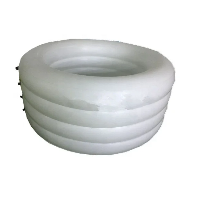 Circular inflatable ice bath/with pump