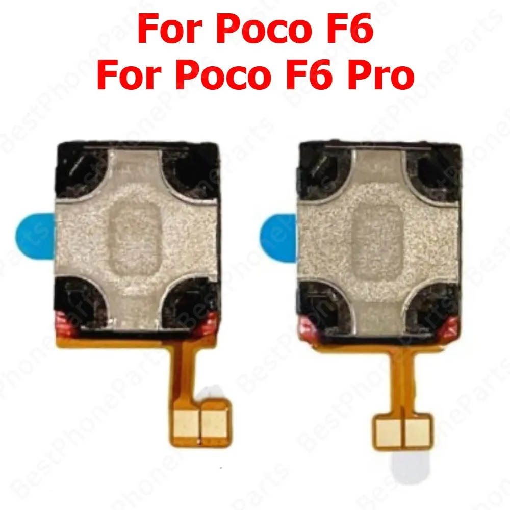 Top Ear Speaker For Xiaomi Poco F6 Pro PocoF6 F6Pro Earspeaker Earphone Sound Earpiece Mobile Phone Replacement Parts