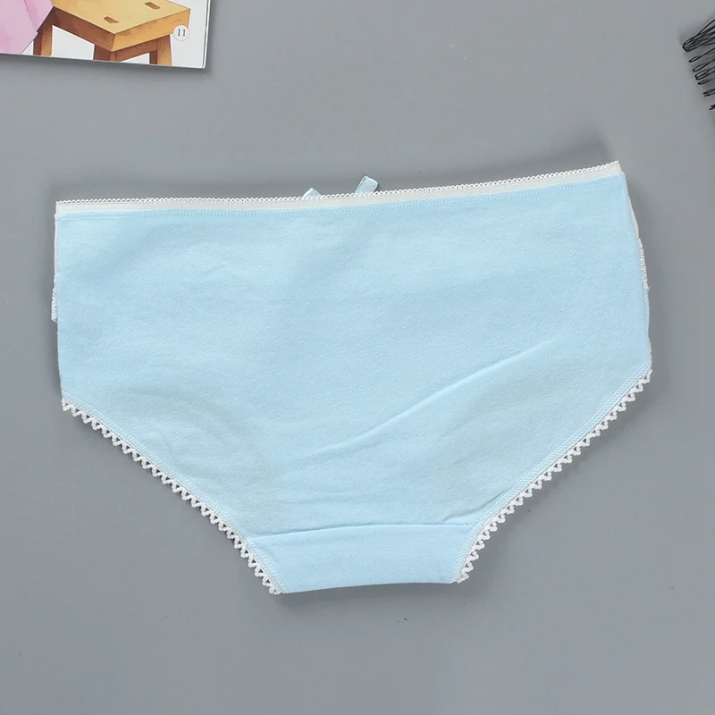 Teenage Girls Lace Panties Underpants Young Girl Briefs Girls Short Panties Kids Underwear 9-20Y