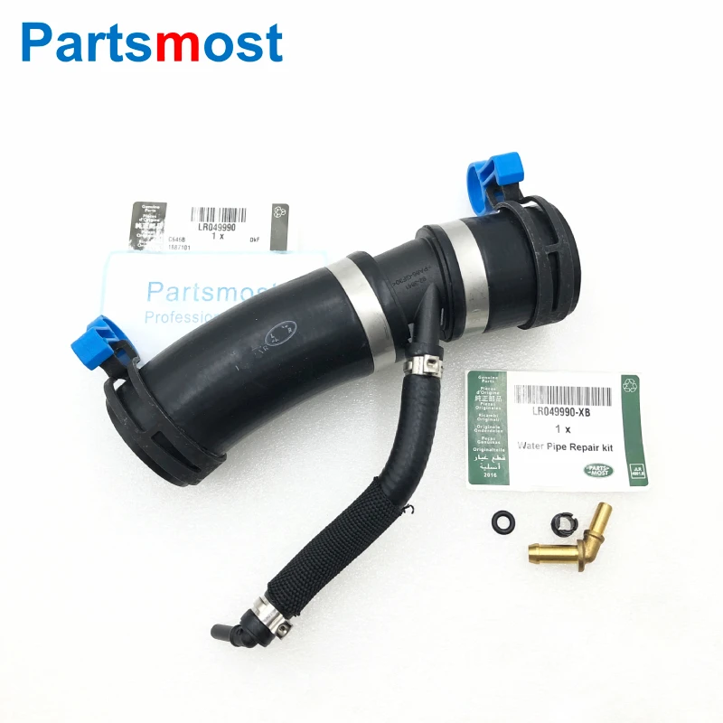 LR049990 Coolant Water Pump Pipe for Land Rover Range Rover 10-12 RR Sport 2014- 5.0 V8 Petrol/ All New Discovery 4 Velar 3.0 V6