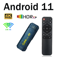 Q96 TV Stick Android 11 Support 4K Video 4G 5G WiFi Allwinner H313 Quad Core Cortex A53 Remote Smart iptv stick