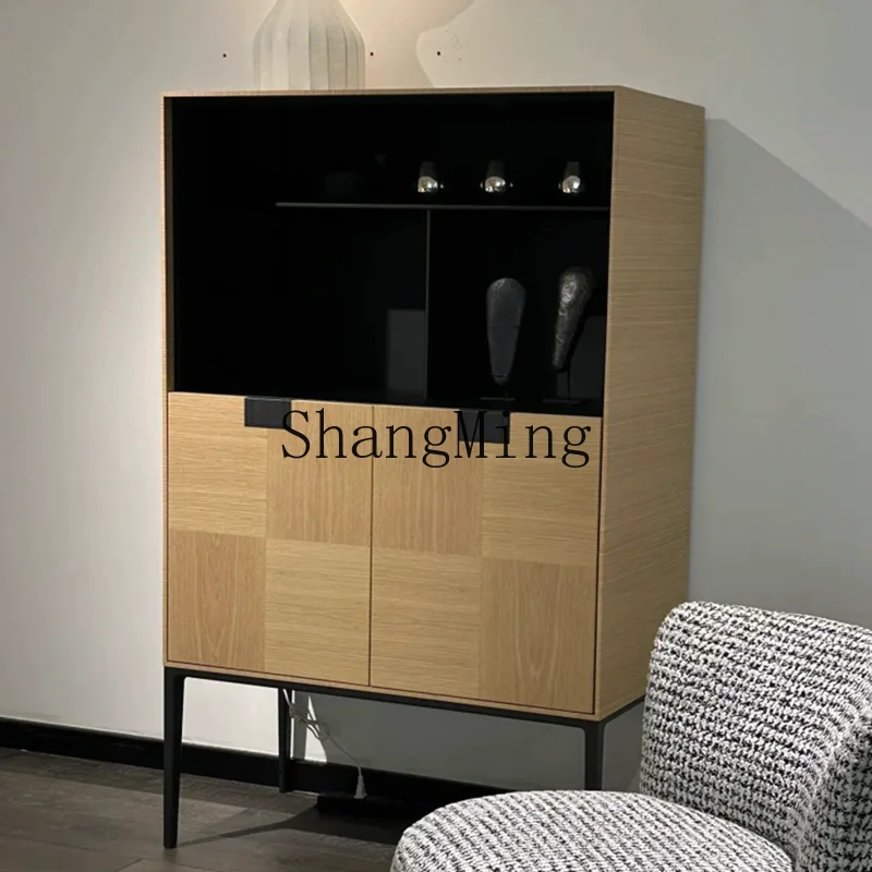 

CL wine cabinet dining side modern simple storage entrance storage cabinet Chinese retro style simple