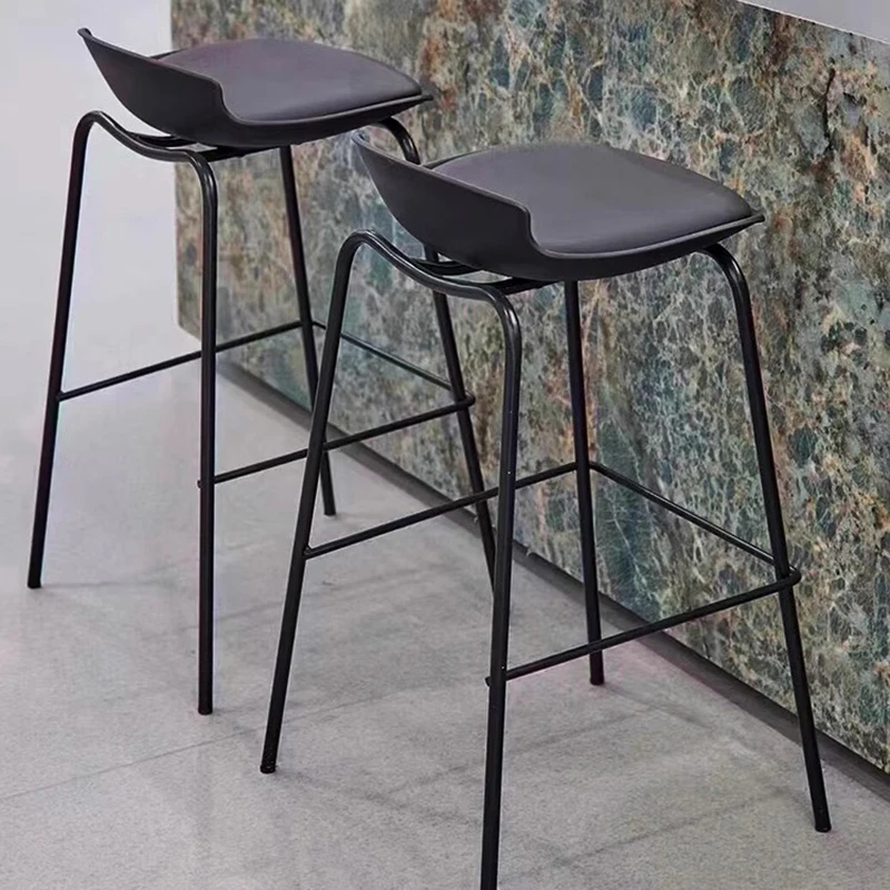 

Креативные дизайнерские барные стулья для домашнего кухонного острова с хромированными серебряными ножками, современные барные стулья, поворотный табурет с регулируемой высотой