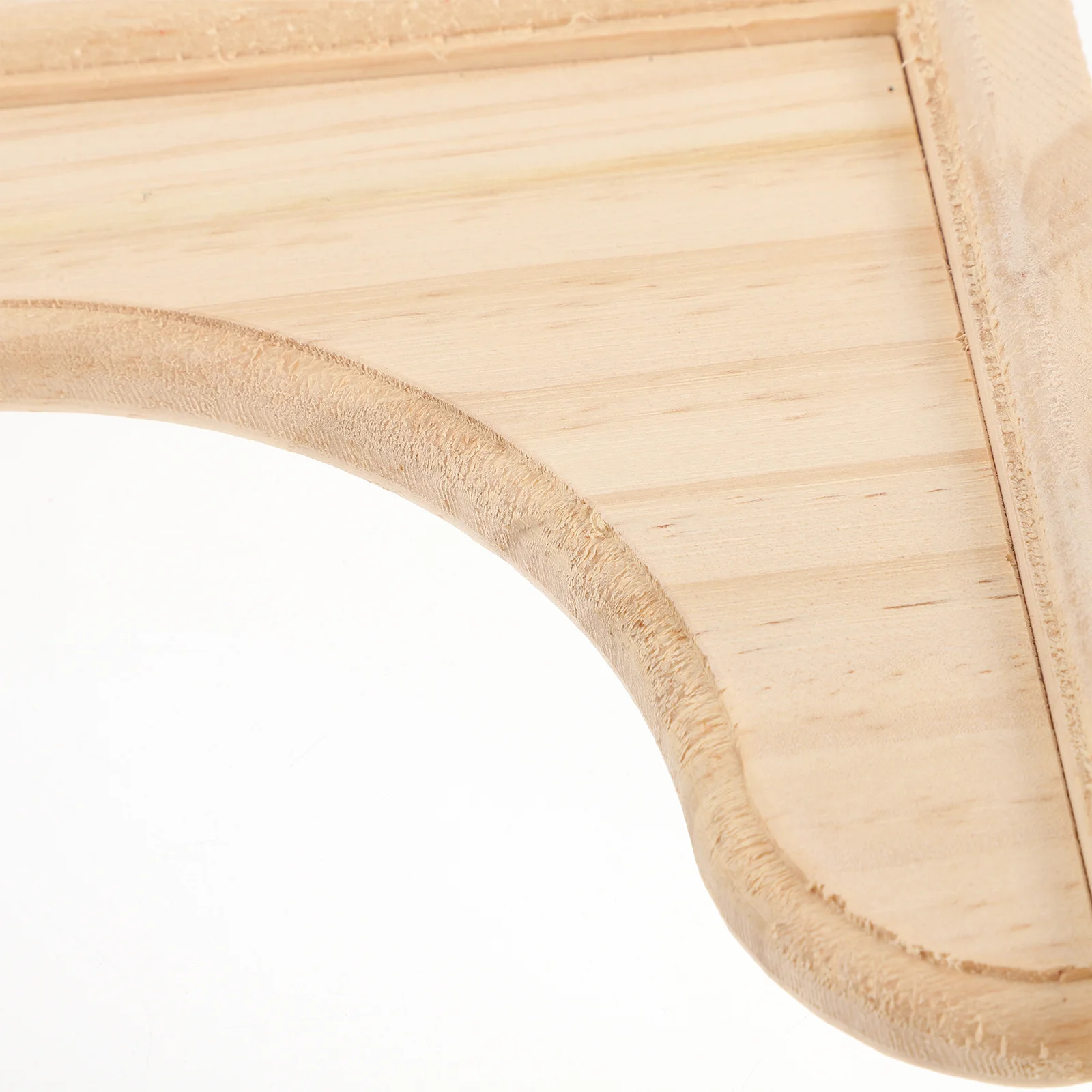 Triangular Wall Bracket Wooden Corner Brackets For Shelf Support Heavy Duty Floating Shelves Mounting Hardware Included