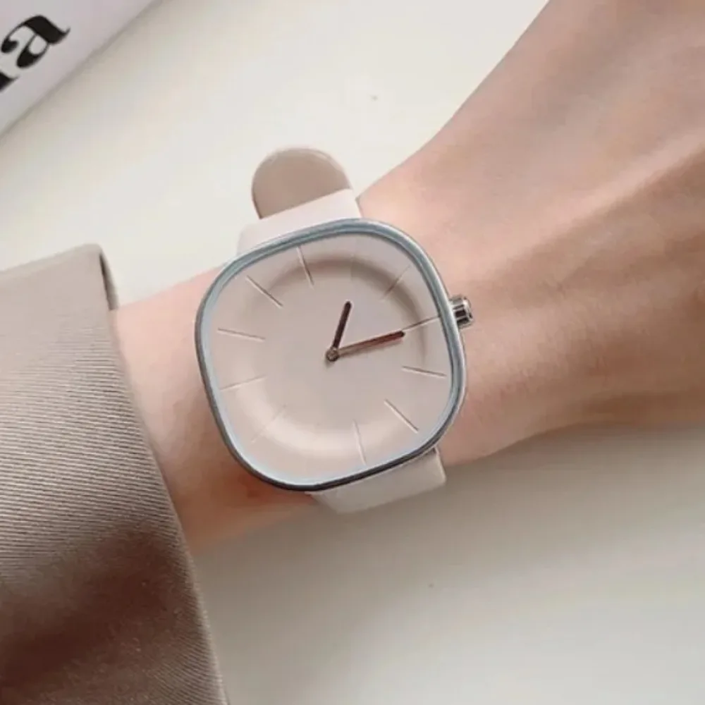 

Luxury Women Watches Minimalism Square Dial Leather Strap Lady Watch New Quartz Watch for Couple Wristwatchs Montre Femme Reloj