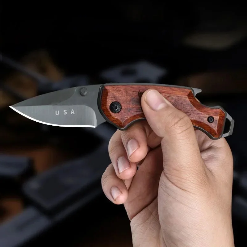 EDC folding knife outdoor knife, household fruit knife, carry a knife, knife, open the box, hiking knife