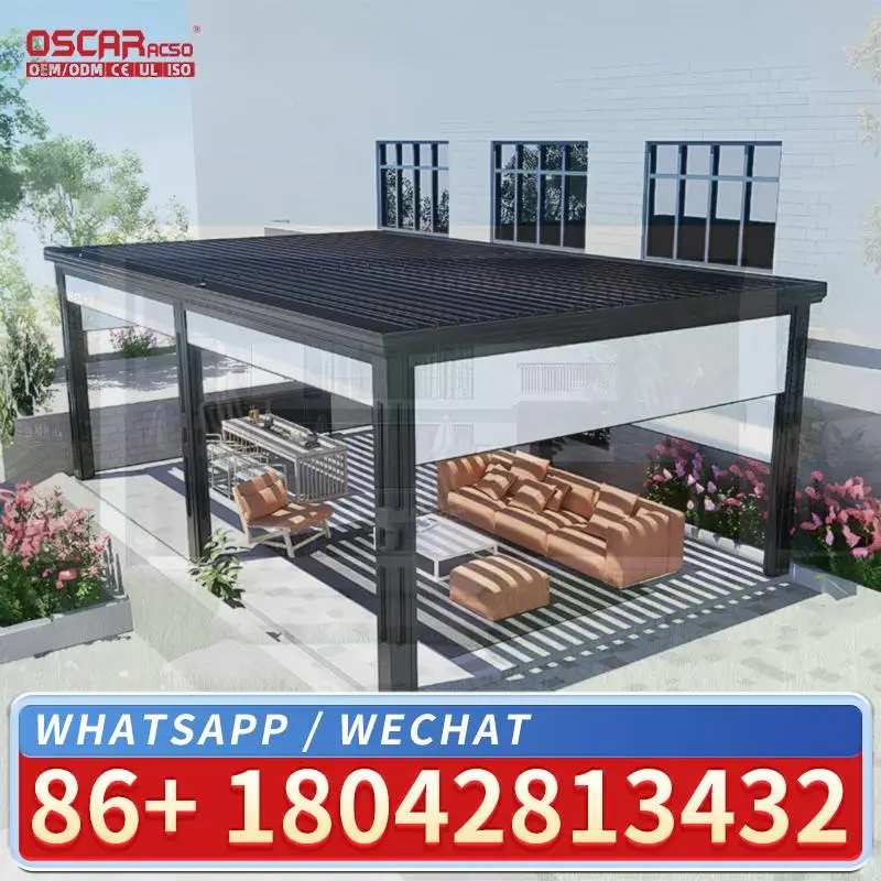 ملف ألومنيوم أنبوب مربع حديث للعريشة مع ميزات مقاومة للصدأ وسهلة التركيب مثالية لحديقة الفناء الخلفي Lo #1