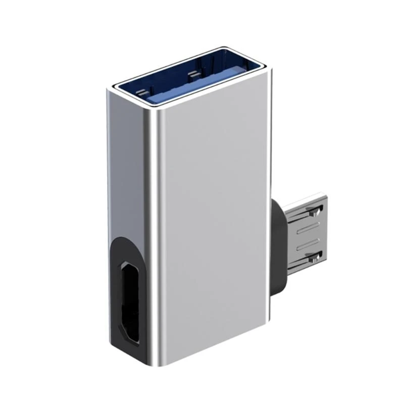 

Right Angled USB Host Adapter, with Additional Power Input for On The Go Use