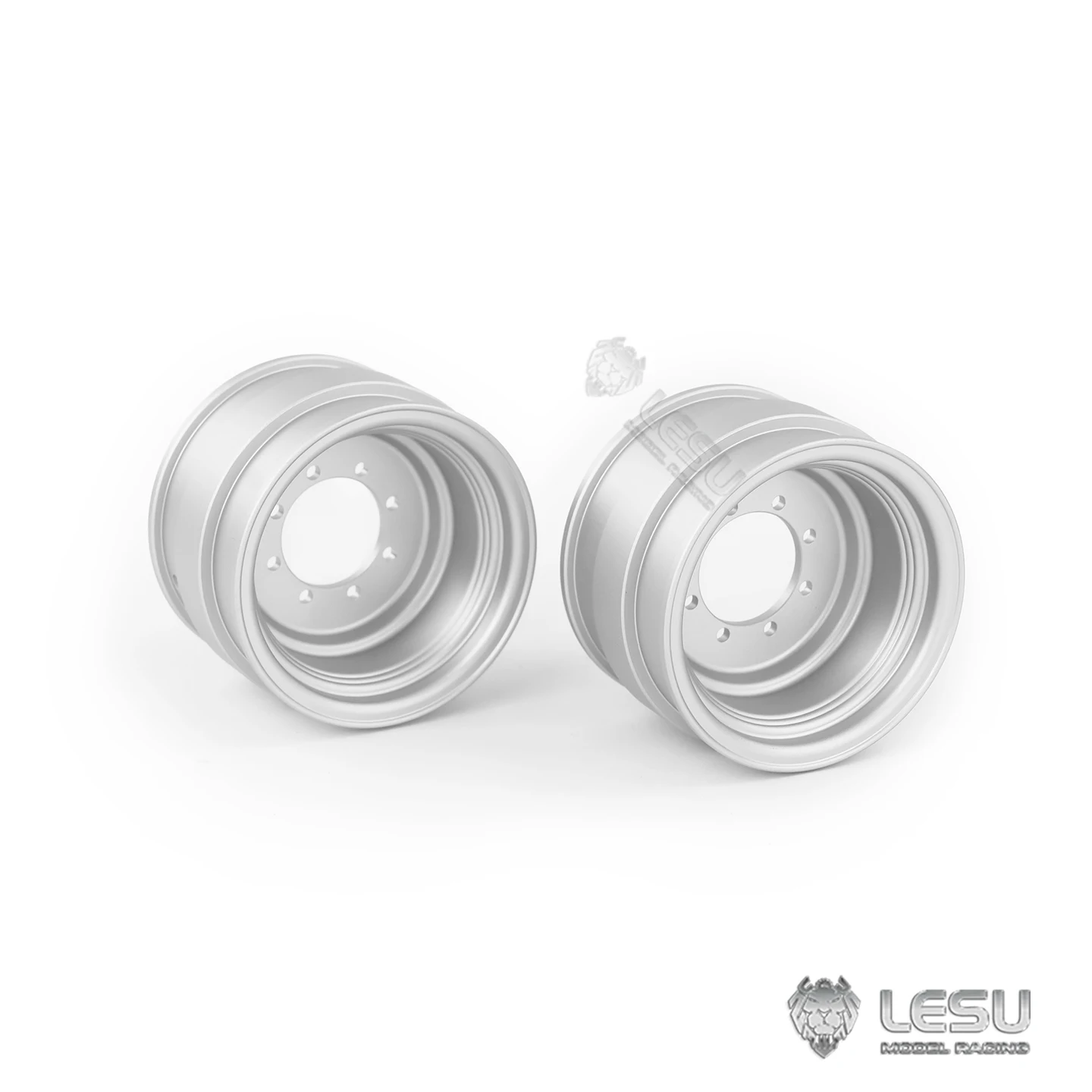 โลหะล้อ Hub 48 ซม.เส้นผ่านศูนย์กลาง RD-2041 อัพเกรดสําหรับ 1/14 Tamiya RC SCANIA Man Lesu WA100 loader รีโมทคอนโทรลอะไหล่ของเล่น