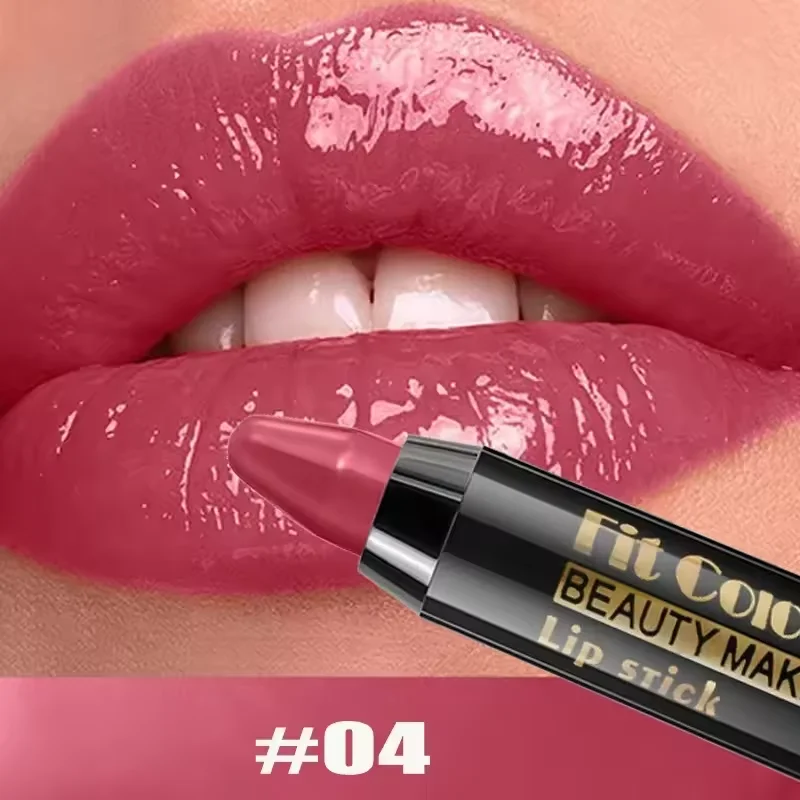 Pastello idratante Lucidalabbra Stick Velluto Tazza antiaderente a lunga durata Balsamo per labbra Gelatina Tinta Rossetto impermeabile Liner Pen Trucco