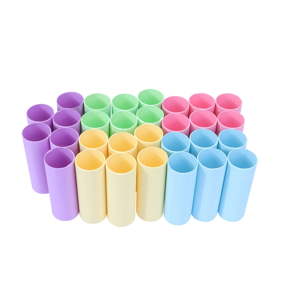 

20pcs Kraft Mailing Tubes for Paintings Drawings Documents Shipping Storage Cardboard Rolls DIY Party Supplies Natural