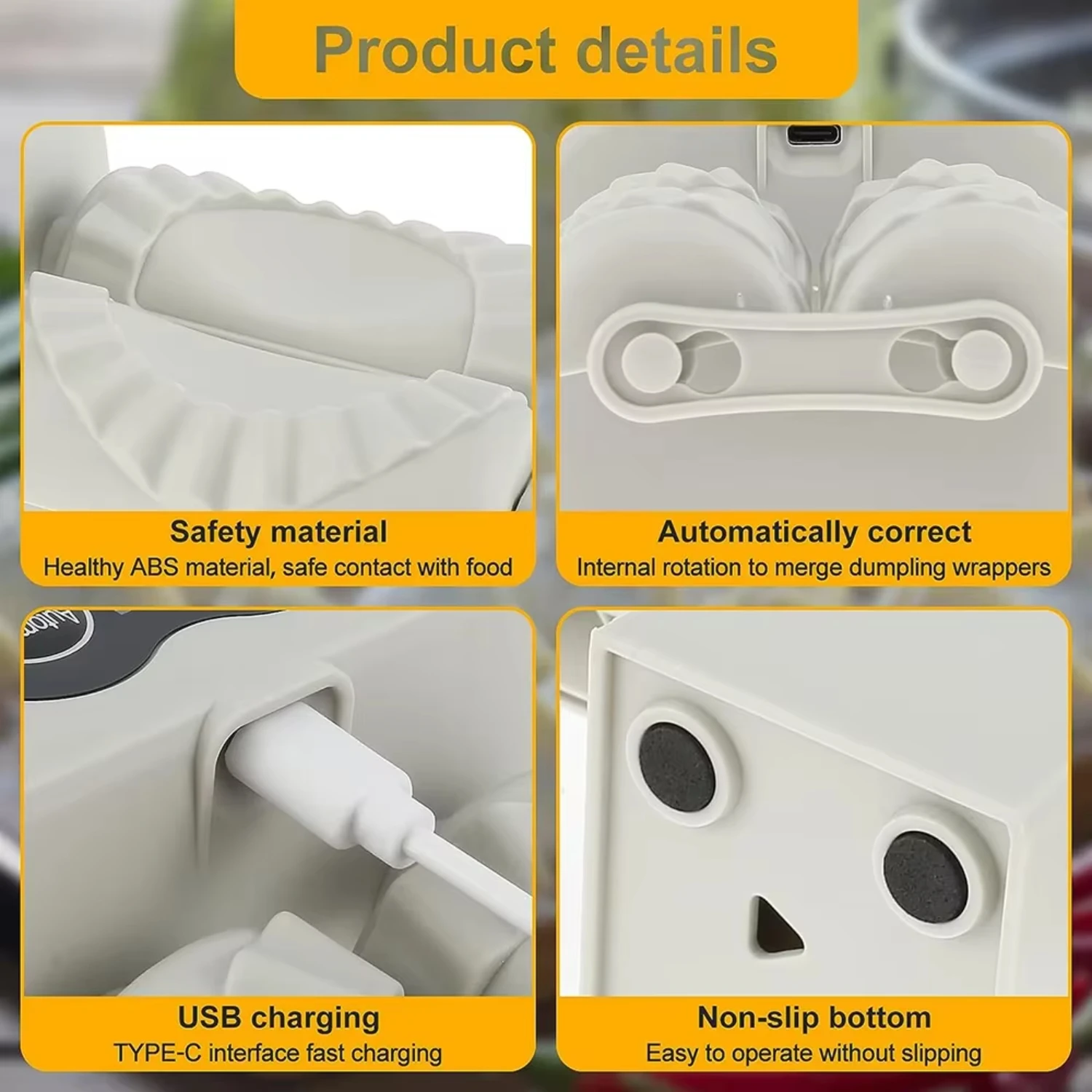 

Dumpling Maker Machine Double Dumpling Mould Automatic Press Dumpling Skin Mould Accessories Kitchen Tool