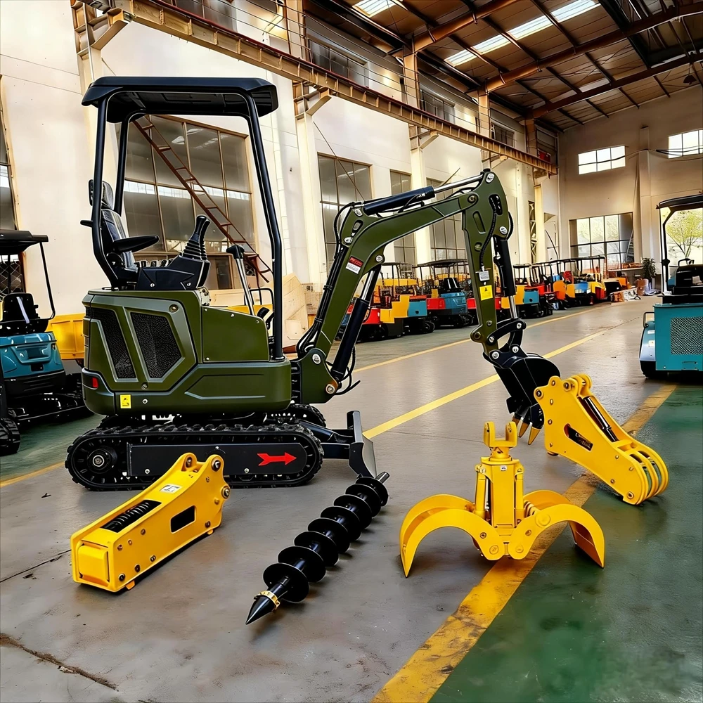 

Mini Excavator Farm Multifunctional Construction Agricultural Machinery Garden Home Jardin