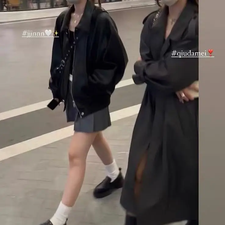 

Байкерские куртки Женская куртка для девочек Вязаная пряжа в рубчик со вставками для похудения во французском стиле Досуг Утренний Нежный приятный для кожи Мода